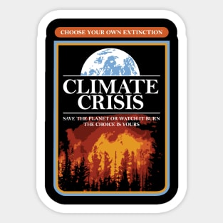 Climate Crisis Sticker